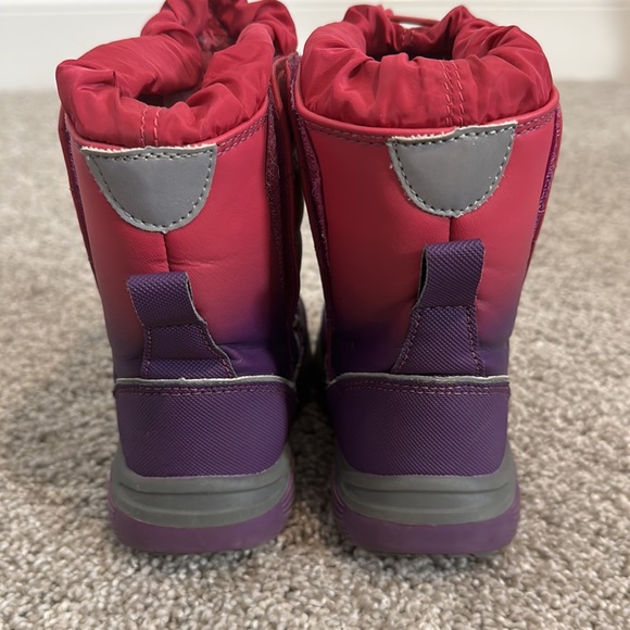 Lands End Toddler Snow Flurry Insulated Winter Boots Size 7 - Picture 3 of 5